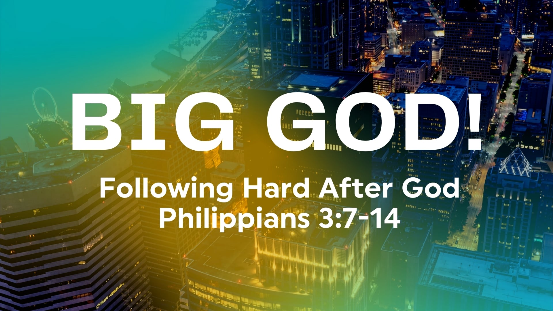 Following Hard After God - October 10, 2021
