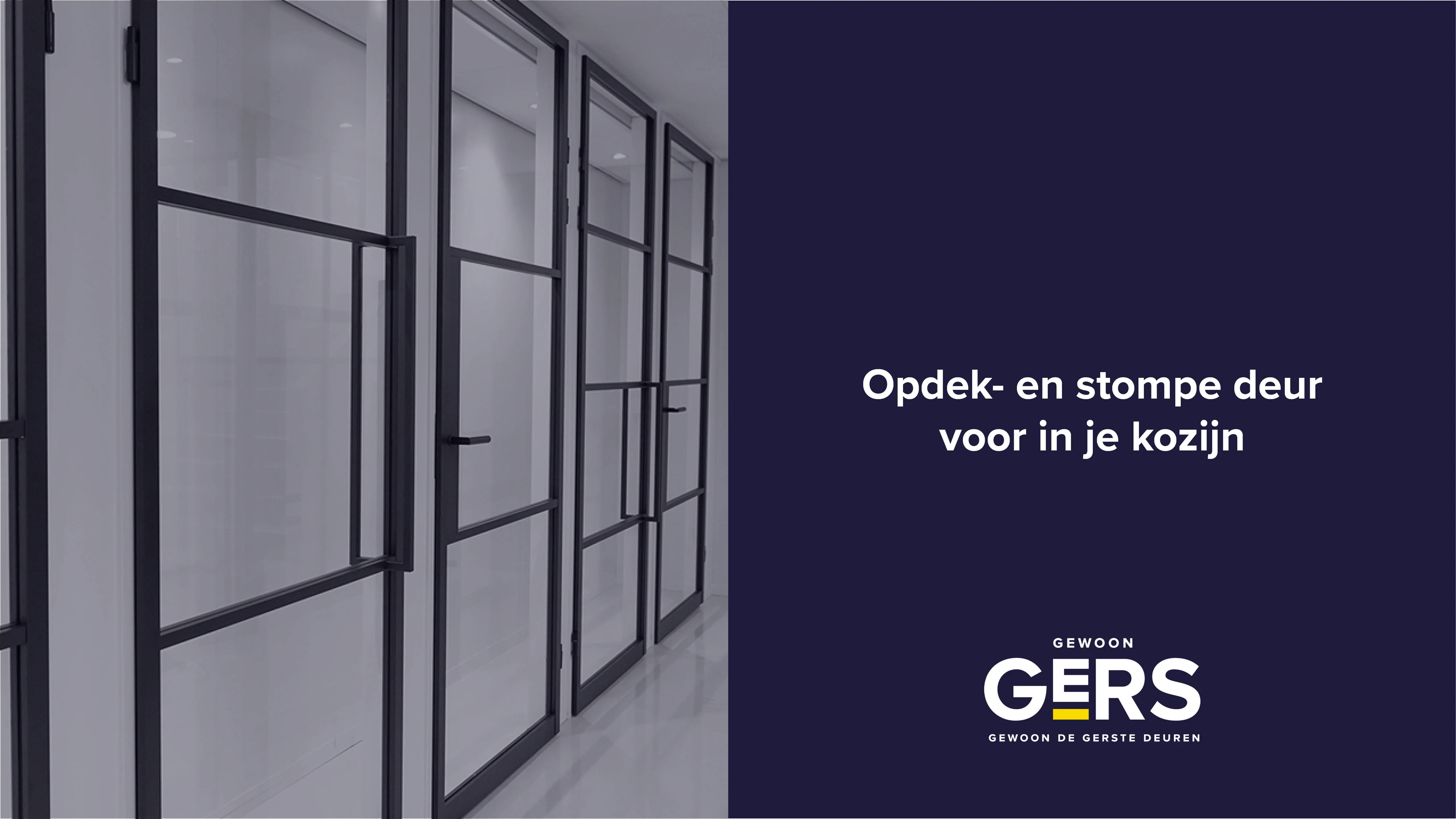 Opdekdeur & stompe deur Deur voor in het kozijn Altijd op maat GewoonGers on Vimeo