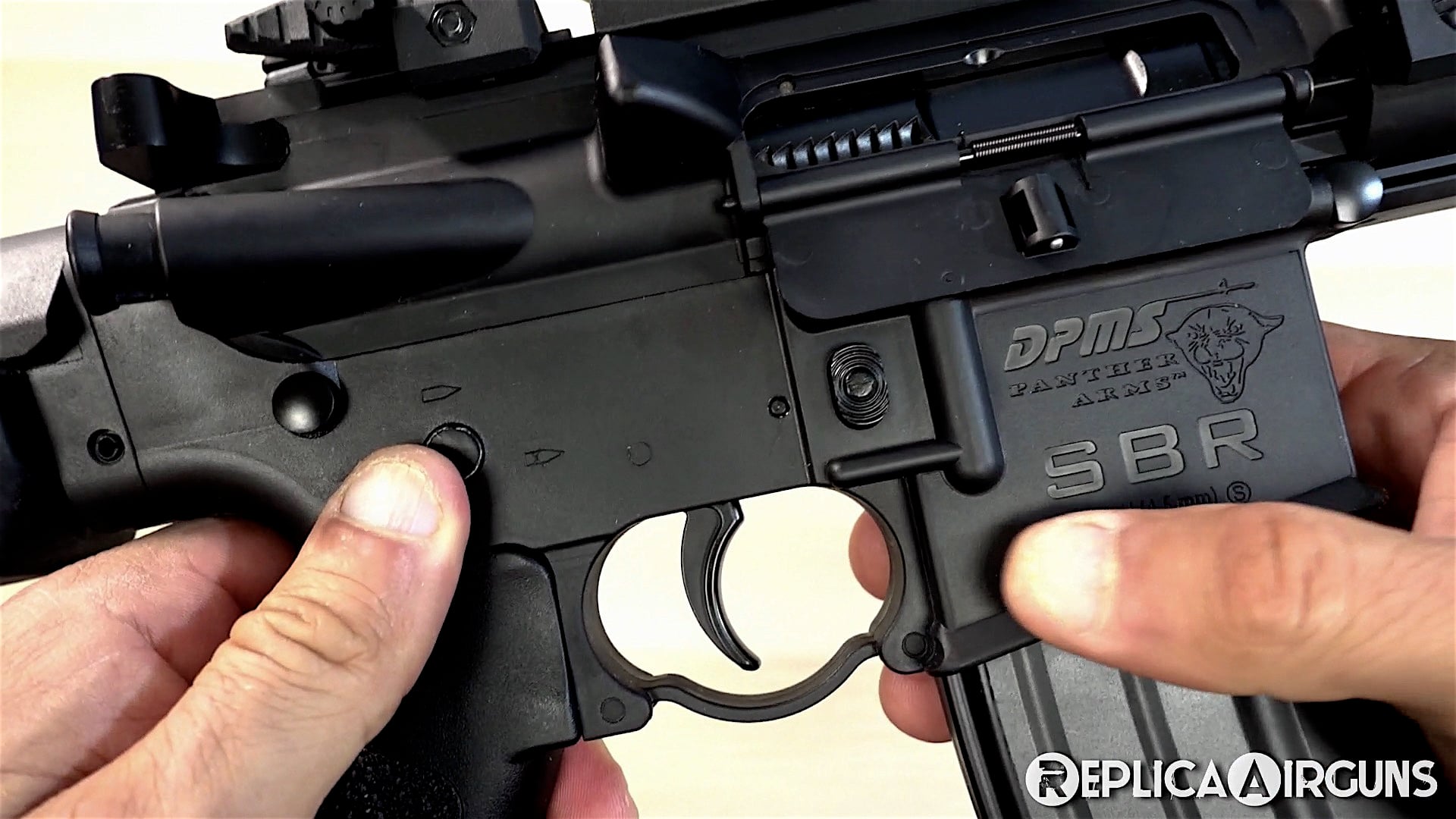 Crosman DPMS SBR CO2 Blowback BB M4 Table Top Review