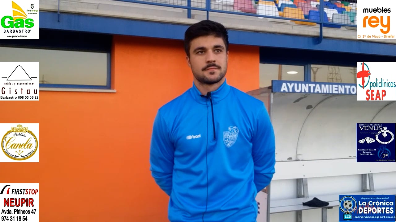 IKER CUELLAR (Jugador CD Binéfar) CD Binéfar 1-1 Épila / Jornada 6 / 3ª División