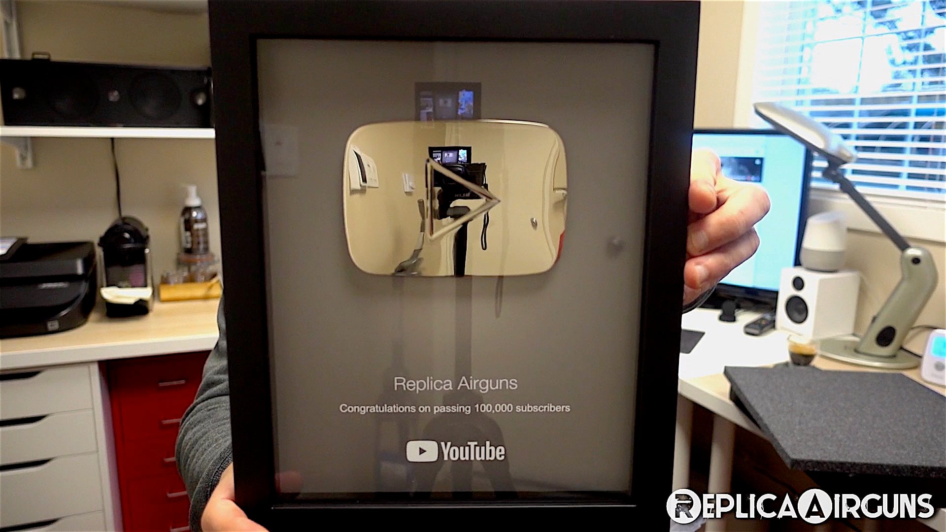 One Hundreds Thousand Subscribers YouTube Silver Creator YouTube Award