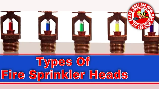 A Quick Guide To Fire Sprinkler Head Types and Their Uses