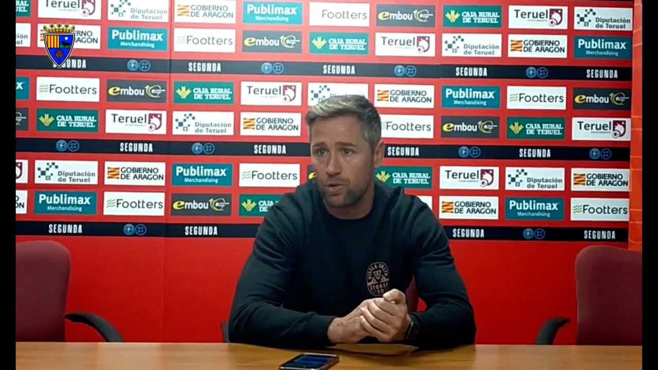 VÍCTOR BRAVO (Entrenador Teruel) CD Teruel 1-0 CD Ebro / J 6 / 2ª RFEF - Gr 3 / Fuente Facebook CD Teruel