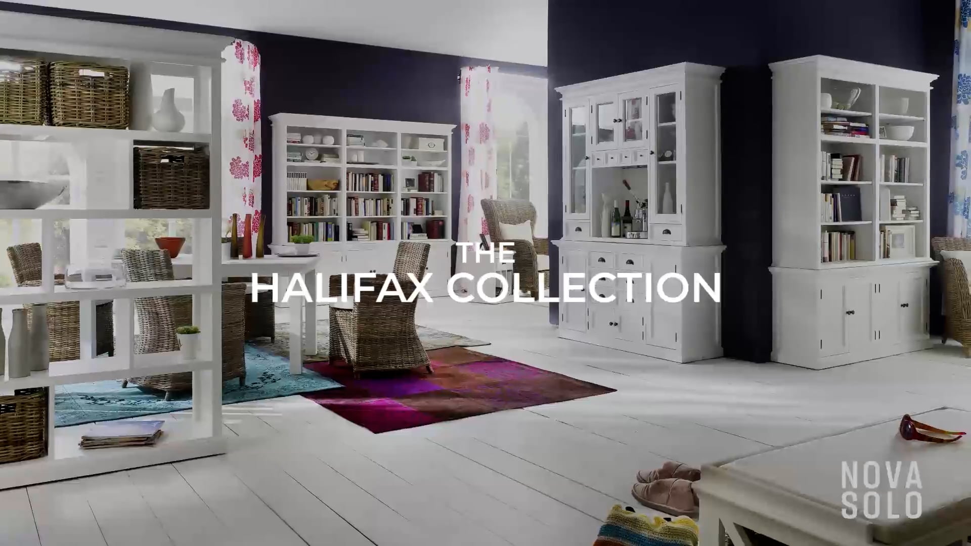 Halifax Kitchen Hutch Unit Contemporary Furniture by Nova Solo