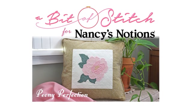 Peony Pillow Project