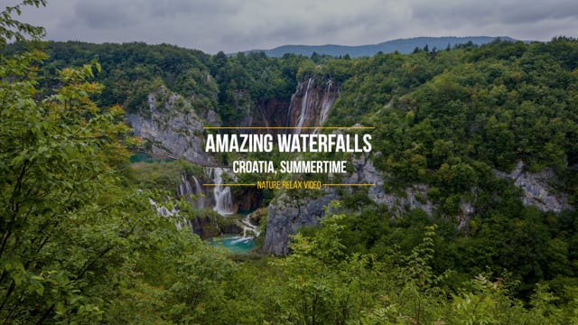 Amazing Waterfalls Croatia, Summertime