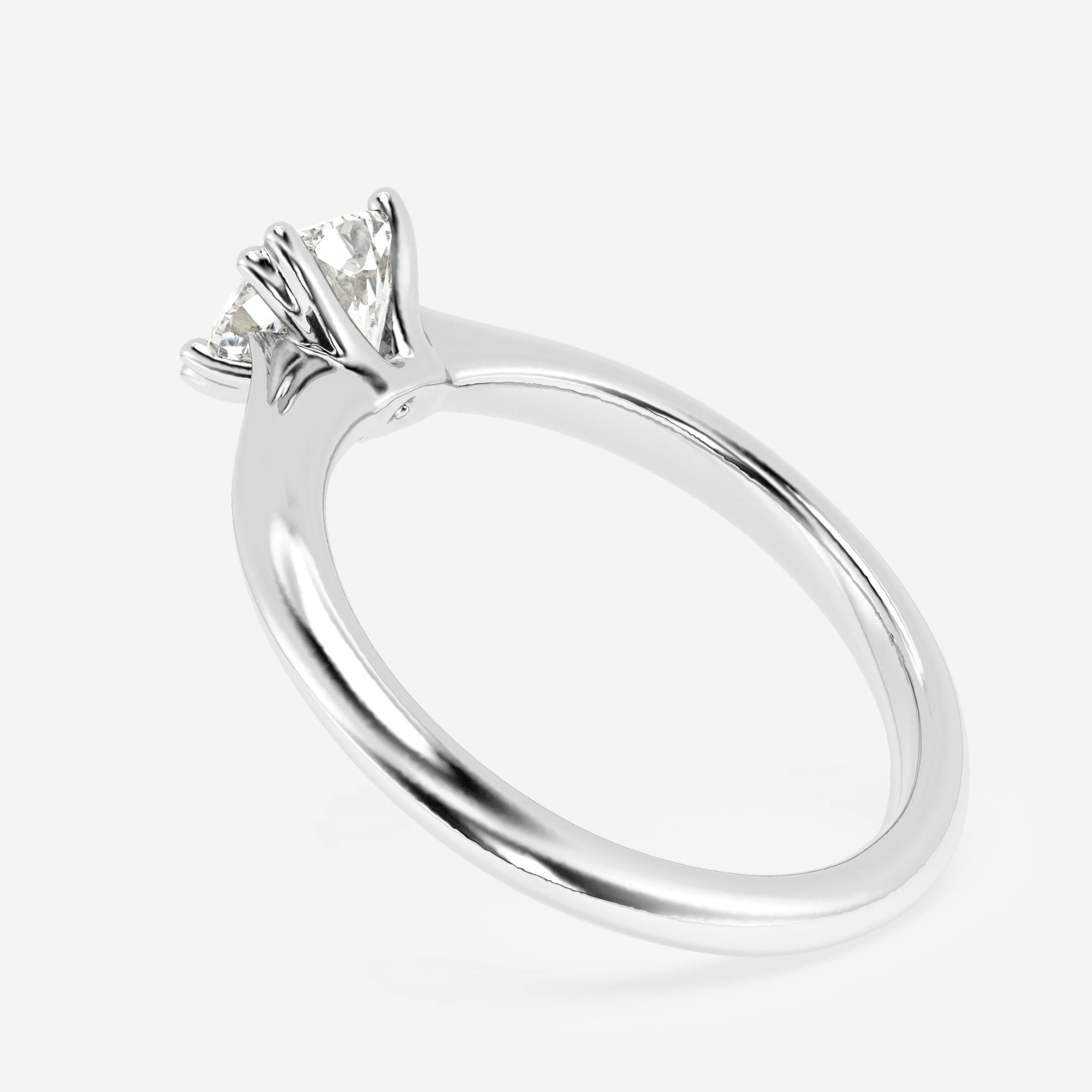product video for 1 ctw Cushion Lab Grown Diamond Double Prong Solitaire Engagement Ring