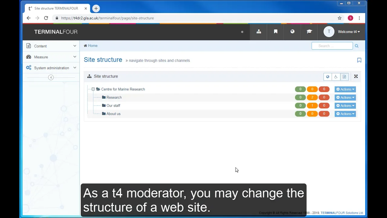 3 Create a section on Vimeo
