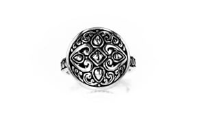 Sterling Silver Bali-Style Circle Ring
