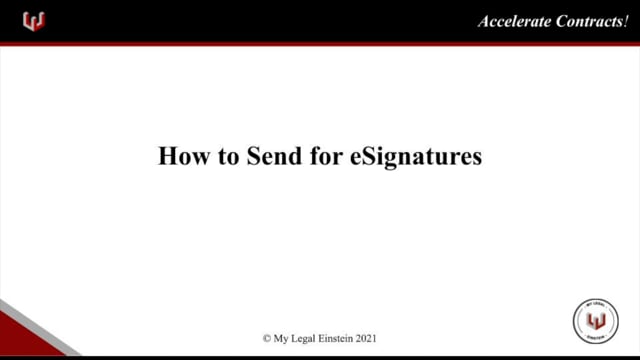 My Legal Einstein Enables International eSignatures to Execute Contracts