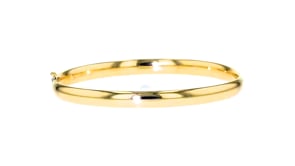 Childs 14kt Yellow Gold Bangle Bracelet