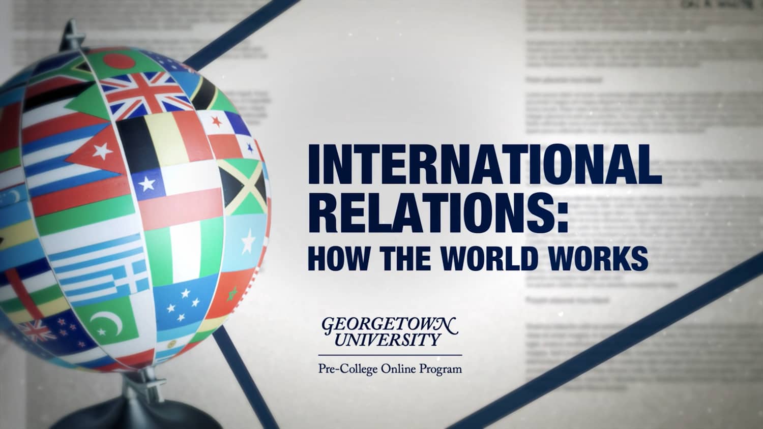 georgetown phd in international relations