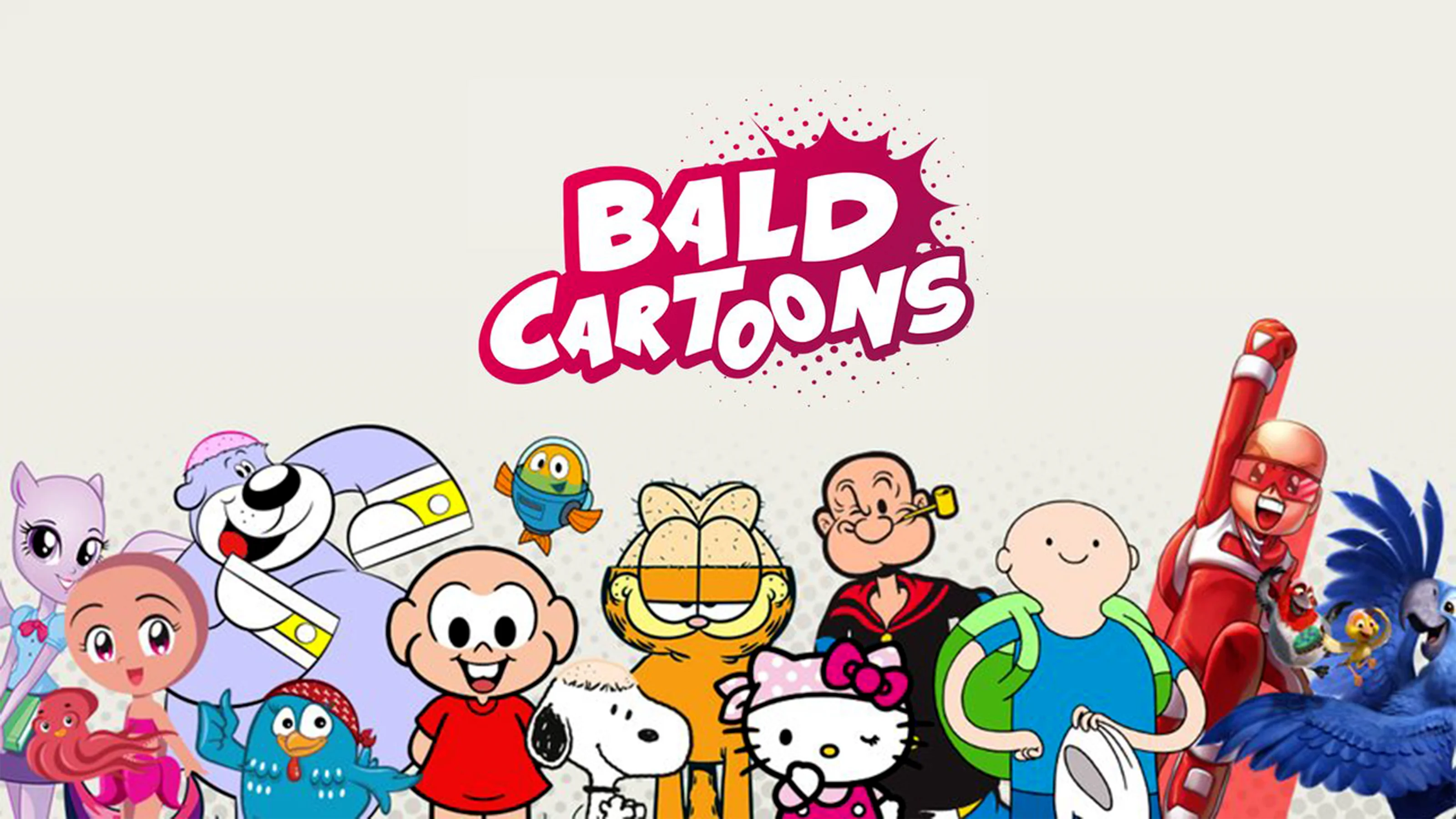 Carequinhas do GRAACC vira Bald Cartoons e rápa 40 personagens