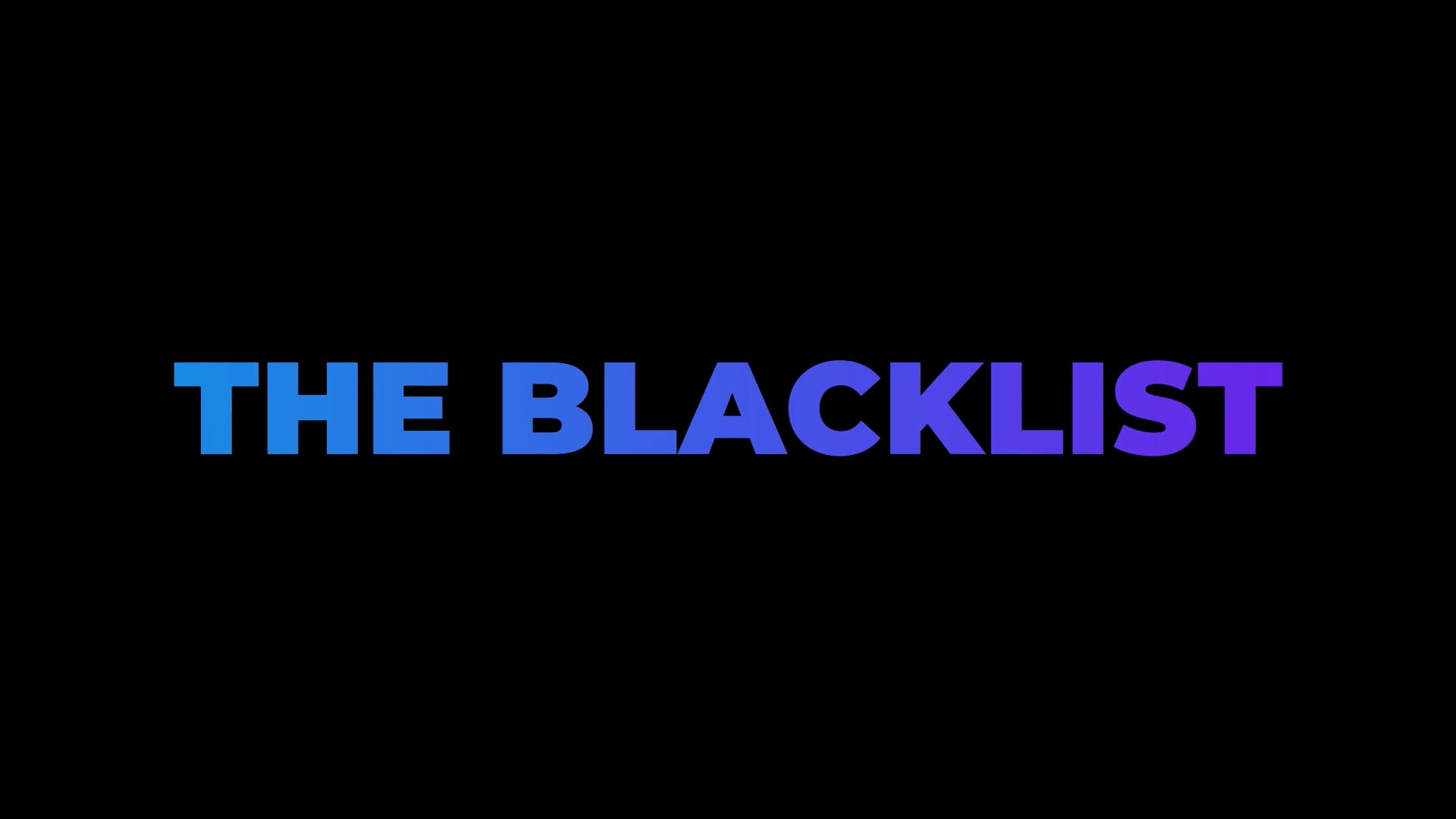 The Blacklist