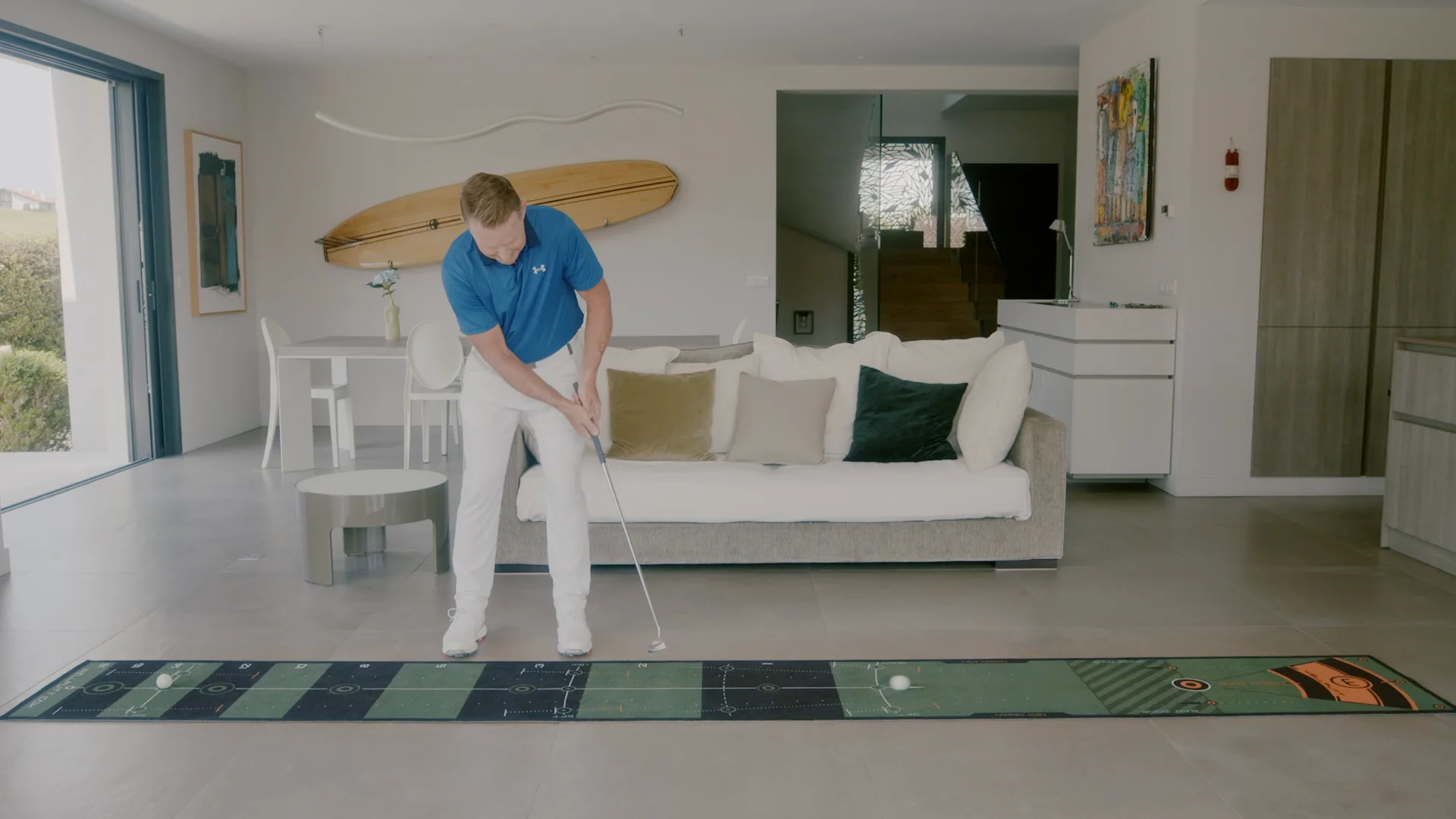 Putting training mat golf indoor - 4m Classic | Wellputt Putting training mat golf indoor - 4m Classic | Wellputt