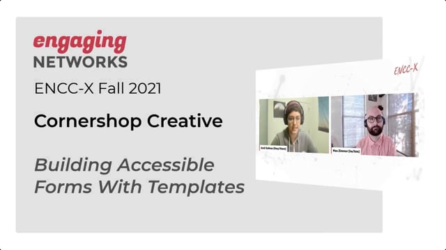 Cornershop Creative: Building Accessible Forms with Templates