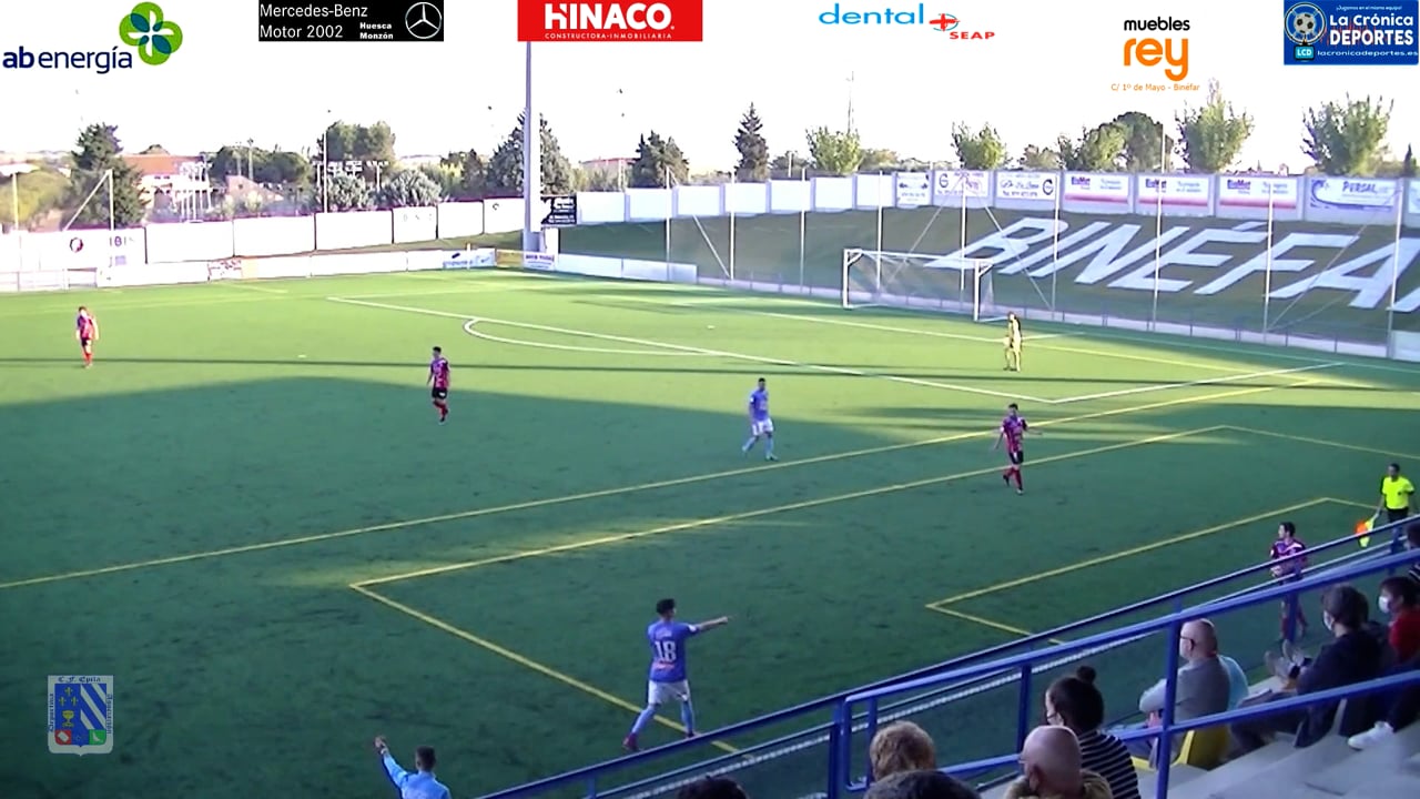 GOL DE ÁLVAREZ / CD BINÉFAR 1-1 ÉPILA / Jornada 6 / 3ª División