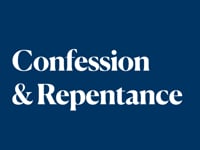 Confession & Repentance