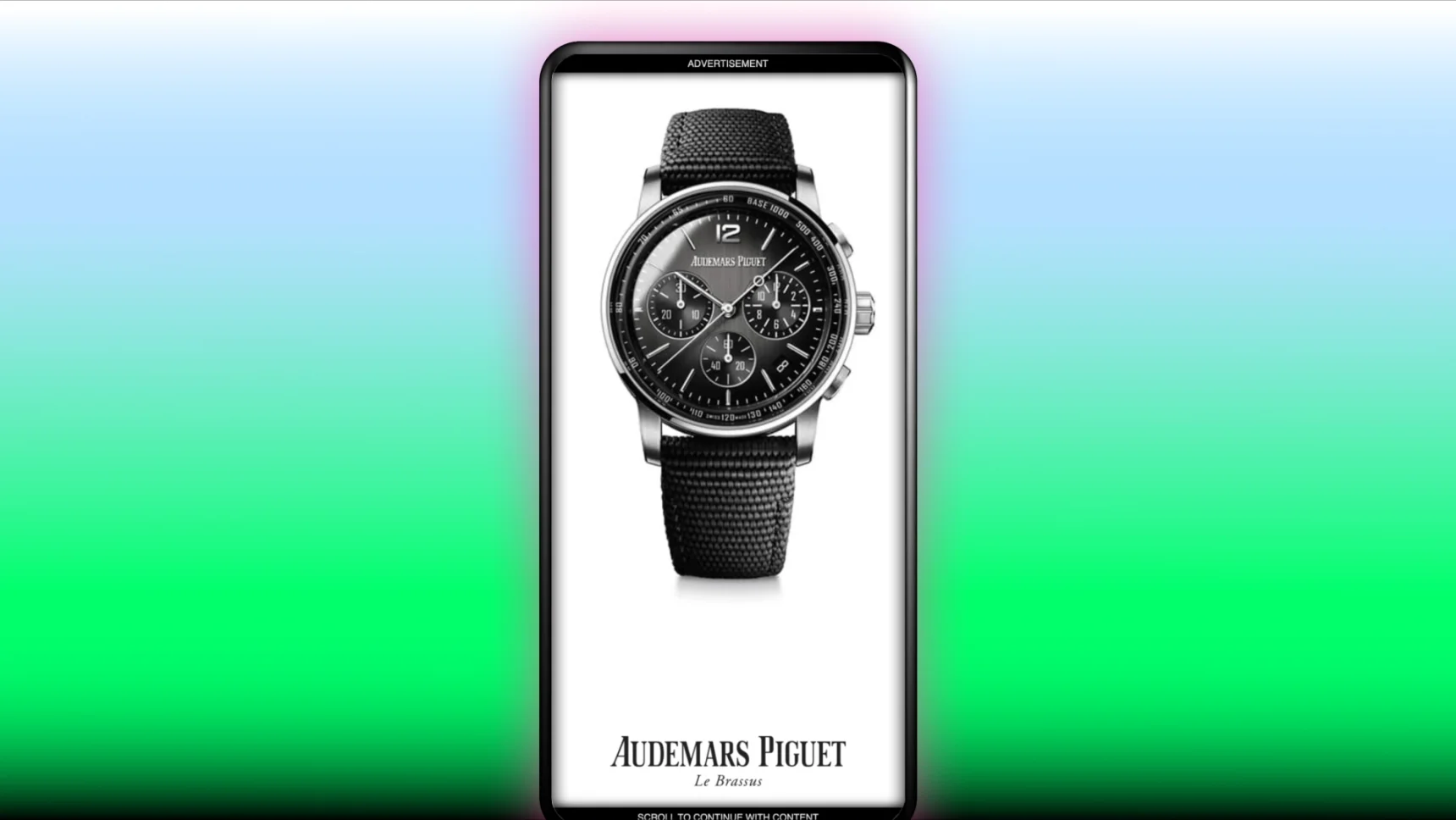 Mobkoi Audemars Piguet Mobile Video Interscroller