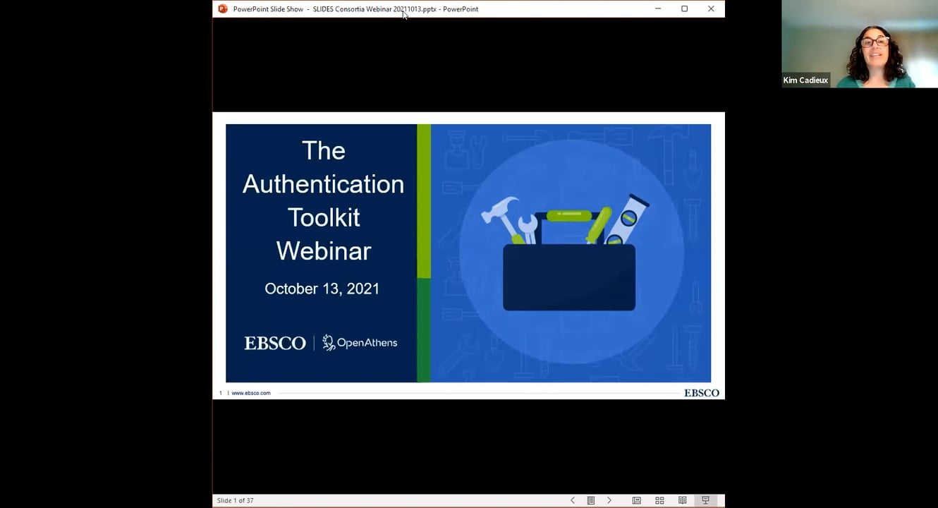 The Authentication Toolkit Webinar on Vimeo