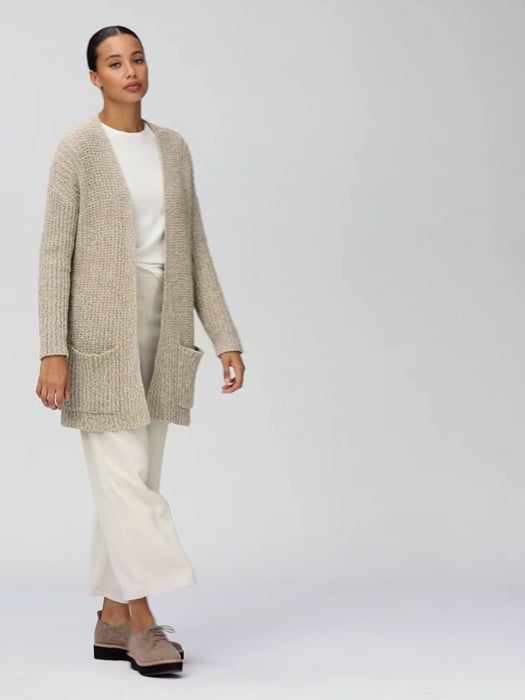 Boucle Longline Cardigan – Thank you