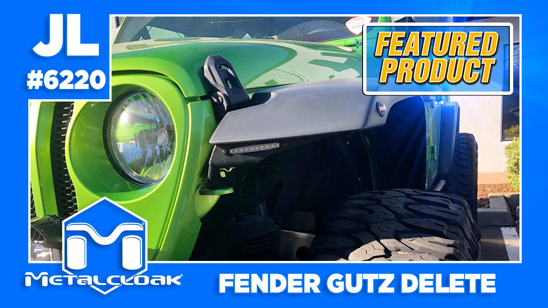 Metalcloak | Jeep JL Wrangler JT Gladiator Fender Support Metalcloak | Jeep JL Wrangler JT Gladiator Fender Support