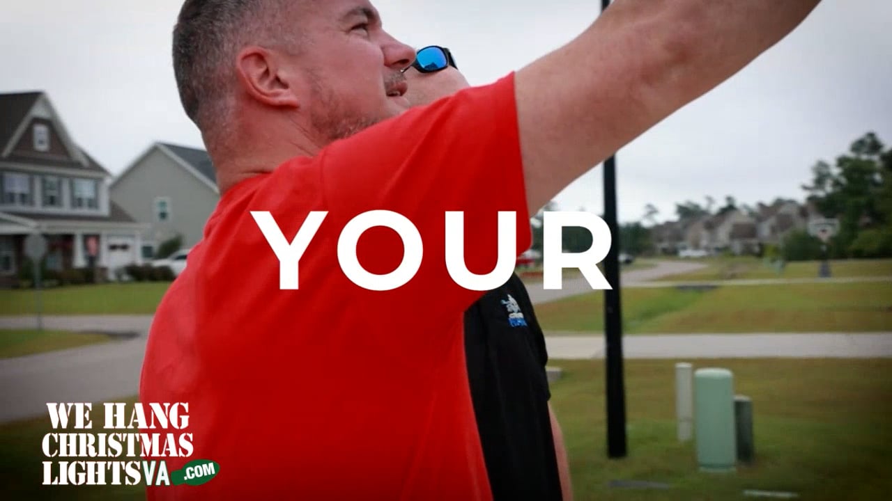 We Hang Christmas Lights VA