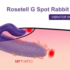 Rosetell Intelligent Heating Rabbit Vibrator video