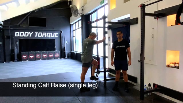 Calf Raise (single leg standing)