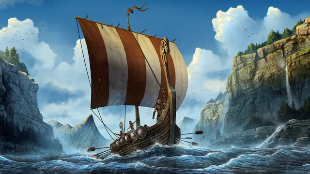 viking longships