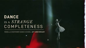 Dance is a strange completeness