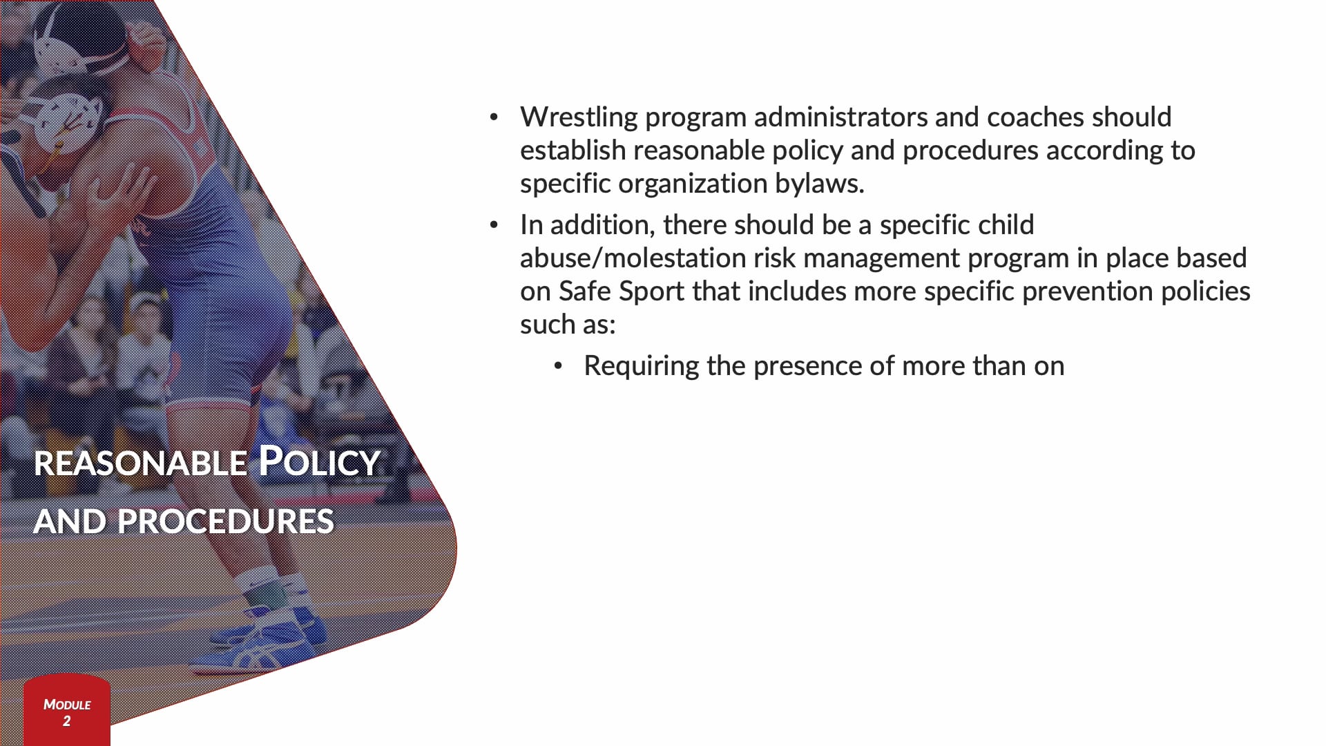 Module 2 - Reasonable Policy and Procedures.mp4