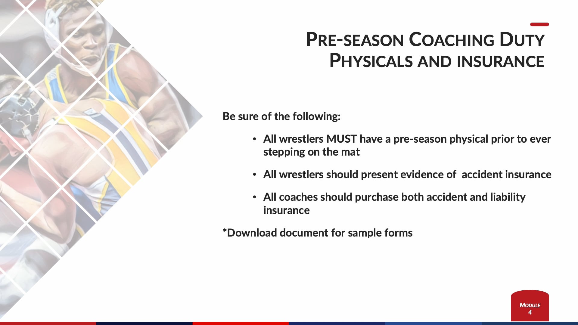 Module 4 - Physicals and Insurance