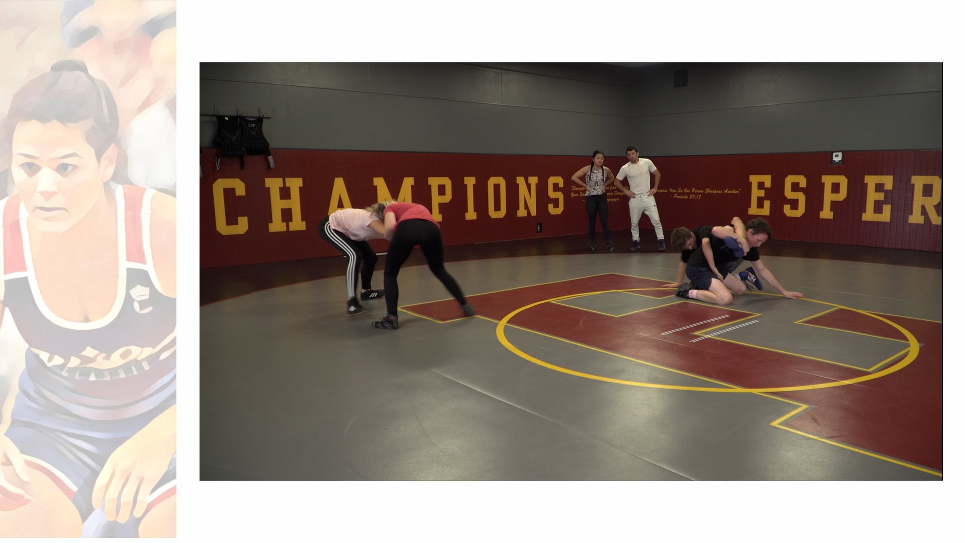 Module 7 - live wrestling and coaches sparring