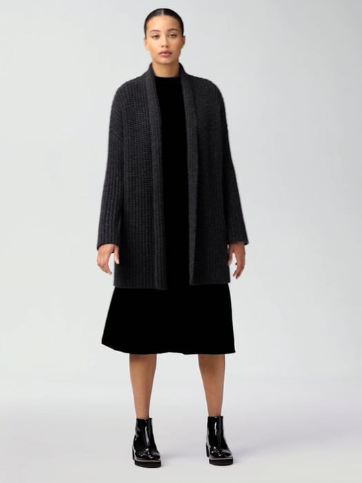 Lofty Recycled Cashmere Cardigan | EILEEN FISHER Lofty Recycled Cashmere Cardigan | EILEEN FISHER