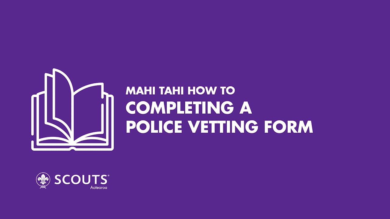 Completeing a Police Vetting Form on Vimeo