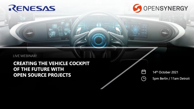 Creating the vehicle cockpit of the future with open source projects