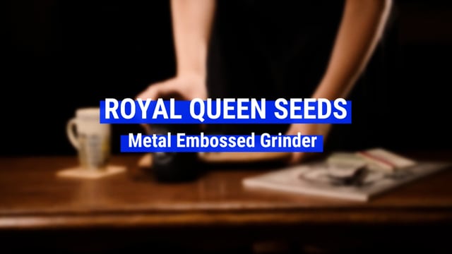 RQS Grinder de metal grabado - Royal Queen Seeds