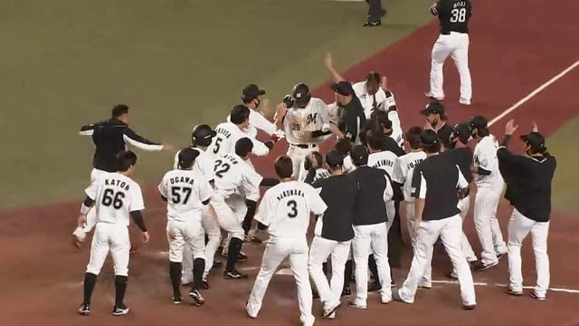 【9回裏】マジック8!! マリーンズ・岡大海のサヨナラホームラン!! 2021年10月15日 千葉ロッテマリーンズ 対 福岡ソフトバンクホークス