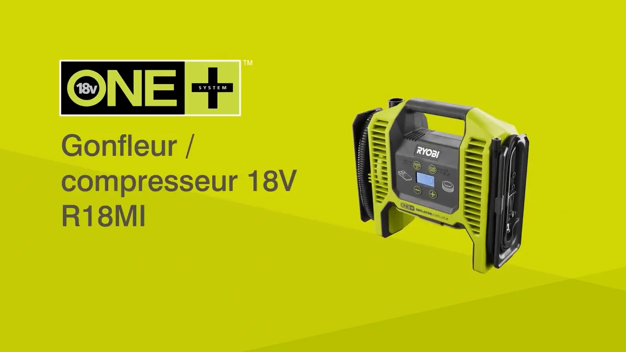 Compresseur Ryobi R18l-0 : présentation & avis • Compresseur portatif