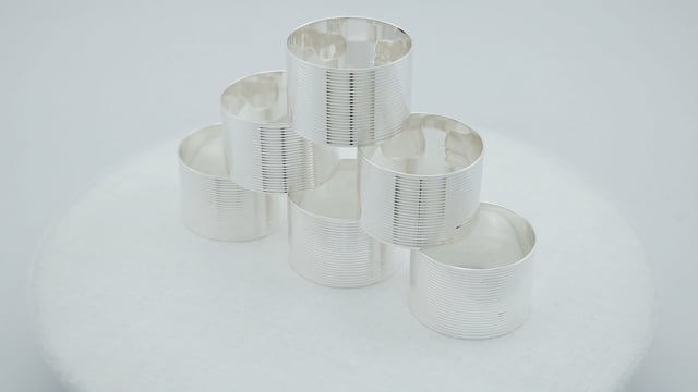 Silver napkin rings dollar on sale tree