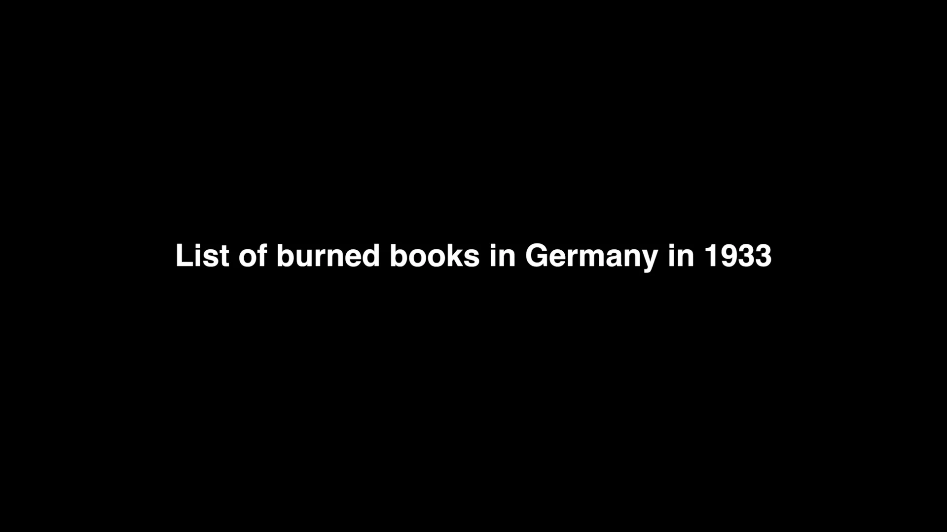 List of burned books in Germany in 1933.mp4 on Vimeo
