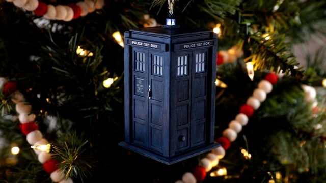 Doctor Who Tardis Ornament With Light And Sound Keepsake Ornaments Hallmark