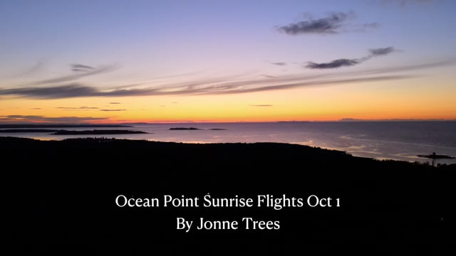 Ocean Point Sunrise Flights Oct 1