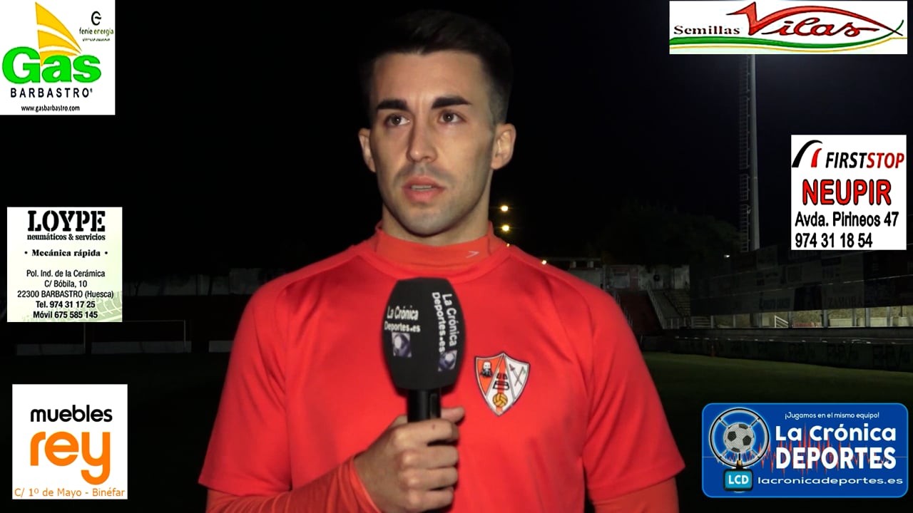 LA PREVIA / Deportivo Aragón - UD Barbastro / PACO BLASCO (Jugador Barbastro) Jornada 7 / 3ª División