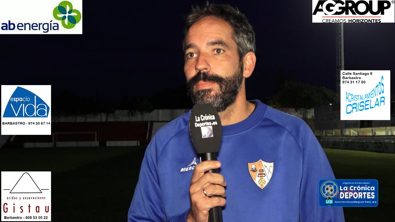 LA PREVIA / Deportivo Aragón - UD Barbastro / RICHI GIL (Entrenador Barbastro) Jornada 7 / 3ª División