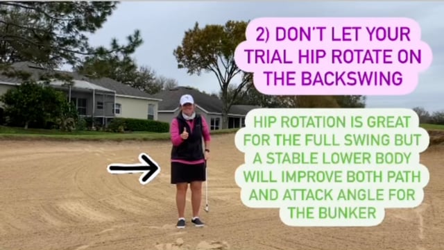 Three Tips for your Bunker Shots