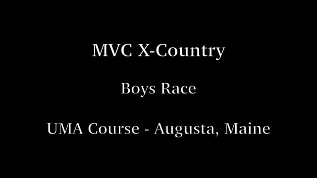 MVC XC Boys Race