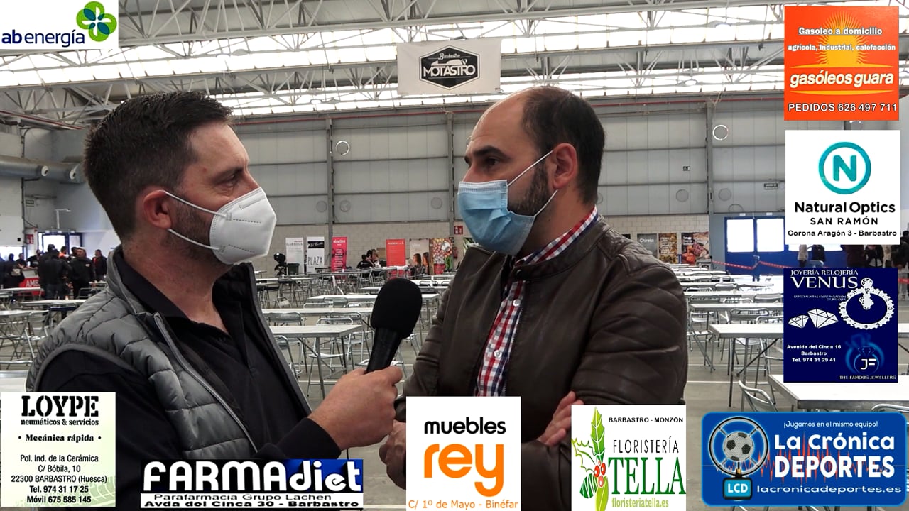 FERNANDO TORRES (Alcalde Barbastro) 5ª Edición Motastro 2021 / Barbastro 17.10.2021 / Organiza Peña Somon Mas