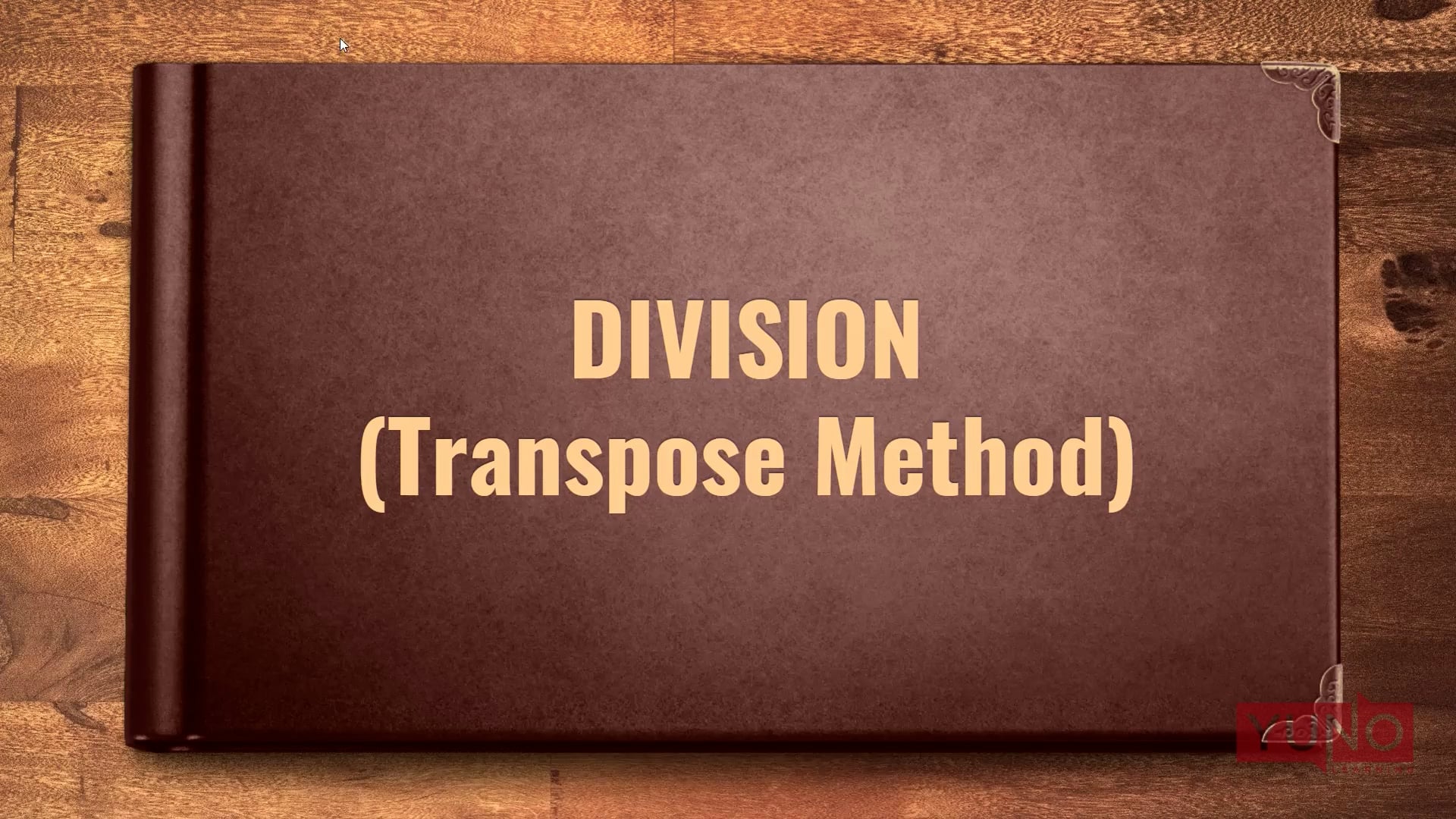 Vedic Maths: Transpose Method of Division